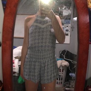 abercrombie romper with cut out back